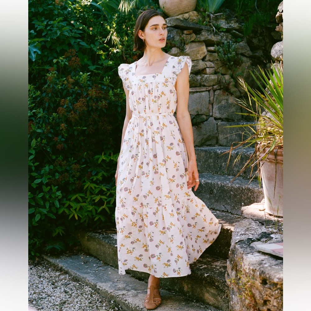 NWT Christy Dawn Benny Dress in Alabaster Daisy Sz S - Picture 5 of 7